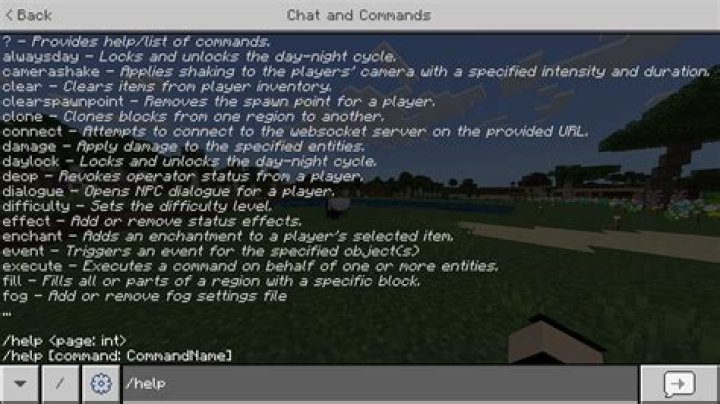 All Minecraft cheats and console commands