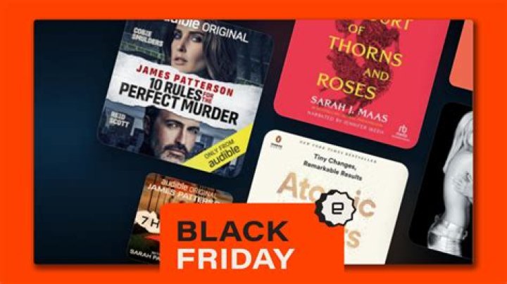 Audible Black Friday Deal: 40% off Your First Four Months