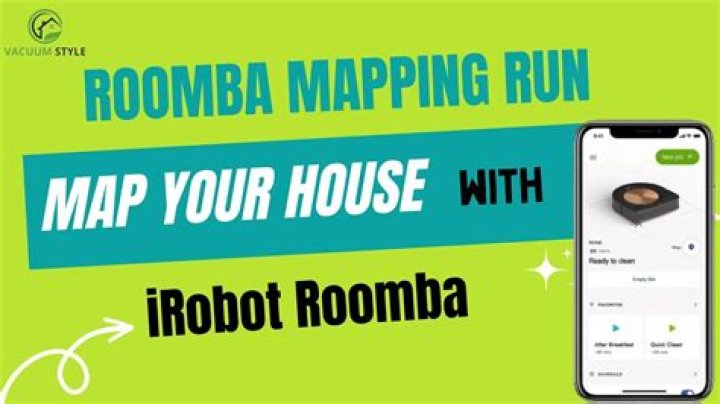How to map a house with the iRobot Roomba