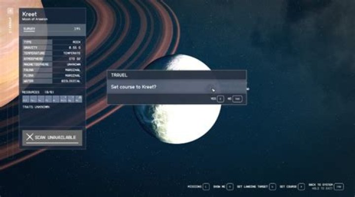 How to set a course in Starfield