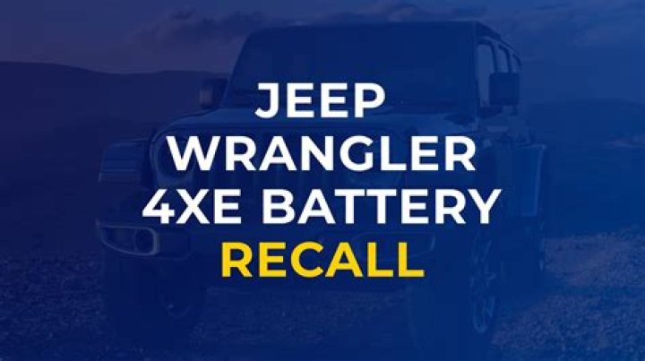 Jeep Wrangler 4xe has another battery recall over fire concerns