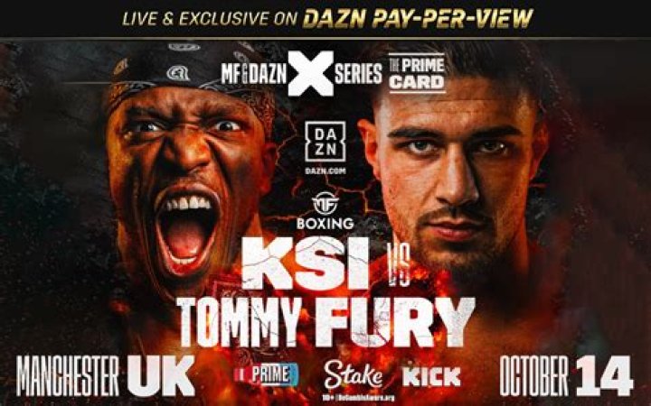 KSI vs Tommy Fury live stream: Can you watch for free?