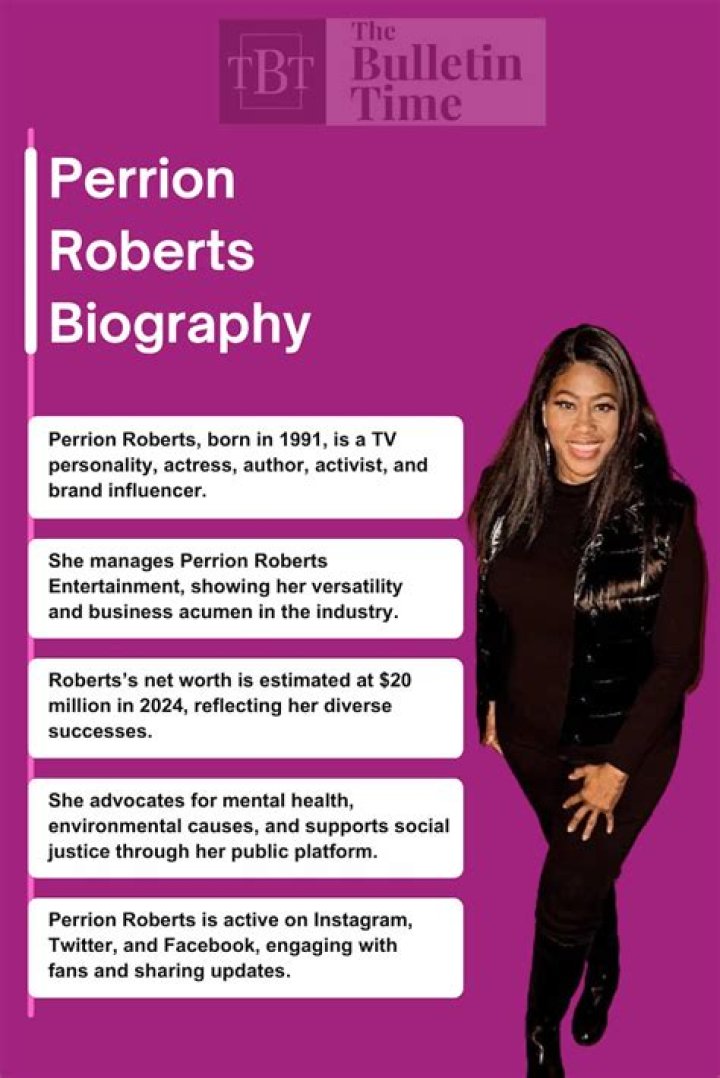 Who Is Perrion Roberts? Net Worth, Age And Wikipedia Details To Follow